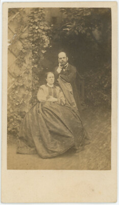 CDV. Der Graf und die Gräfin von Damaskus. Edmond de Damaskus d'Angély ? Noblesse.