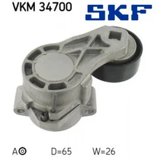 Tensioner pulley, V-ribbed belt SKF VKM34700 for Ford Peugeot