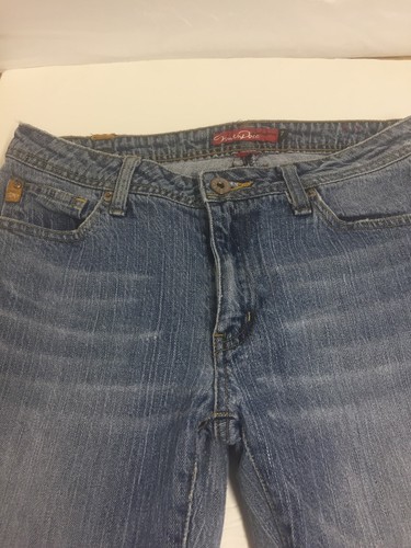 2 pair~ Girls Jeans Size 7 , Distressed Blue Jeans. SOUTH POLE & PARIS BLUES - Picture 11 of 12