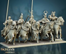 Grail Knights Human Crusader Fighter Paladin Miniature x5 D D DnD