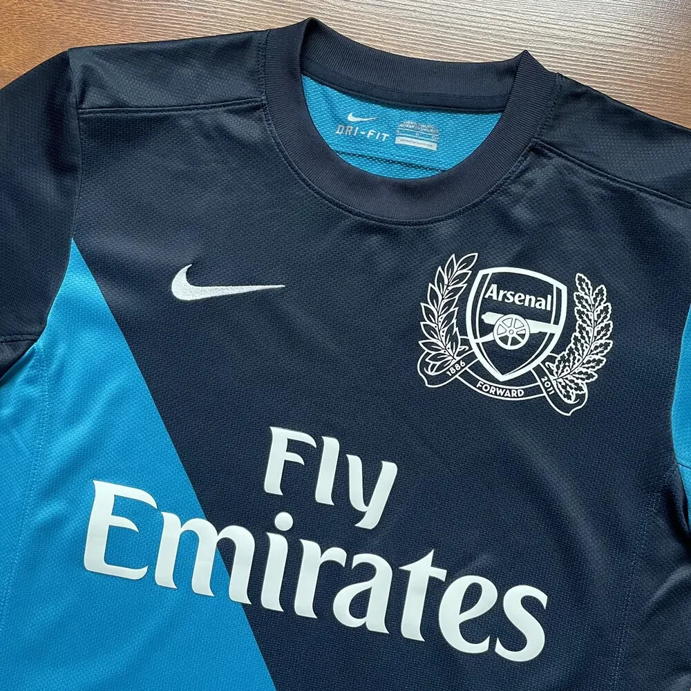 ARSENAL NIKE 2011/2012 FOOTBALL AWAY JERSEY #10 VAN PERSIE SIZE “S