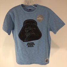 Gap Kids Boys Star Wars Empire Strikes Back Death Vader Interactive Tee M 8 NWT