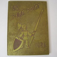 The 1951 Penn Point - Penn Township High School Yearbook, Claridge, PA - HC 1951