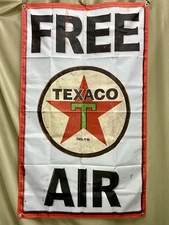 Texaco Free Air Flag Gasoline Banner Gas Oil Tapestry Fabric Poster Sign 3x5 ft