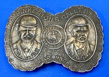 Pinkerton's Gallery Butch Cassidy Sundance Kid Wild Bunch Bergamot Belt Buckle