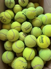 50 of Good Grade used Tennis Balls from Wilson, Dunlop, Penn, Head, etc Dog Toys