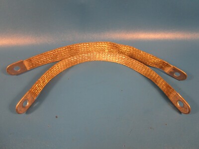 LOT OF 2 Quick Cable 7403-001, 4 GA 13'' Strap, Lug-to-Lug