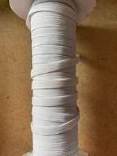 5 Yards  15 Ft  Elastic Band 1/8 Inch Width 3 mm White Color Free Shipping