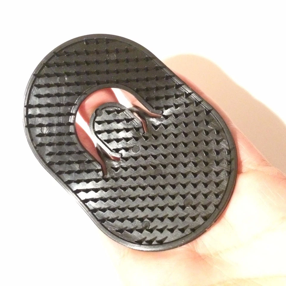 4 Pocket Hair Brush Men Beard Mustache Palm Travel Comb Styler Scalp Massager  - Image 2 of 3