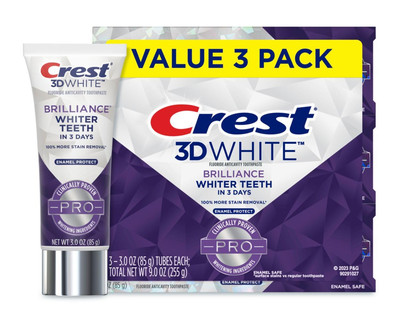 3D White Brilliance Pro Enamel Protect 3Oz 3 Pack