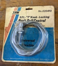 TRW Service Line 9’ “T” Knob Locking Push Pull Control NO 620410 USA Made