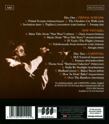 MAYNARD FERGUSON - PRIMAL SCREAM/NEW VINTAGE/CARNIVAL NEW CD
