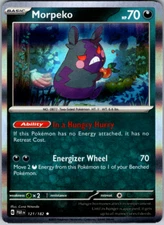 Pokemon - Morepeko - 121/182 - Holo Rare - Paradox Rift  - NM/M