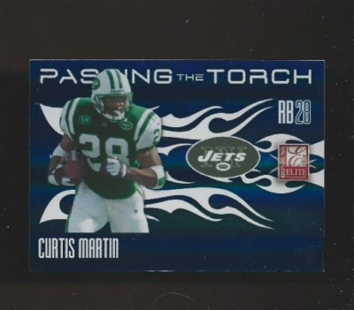 2010 Curtis Martin Shonne Greene Donruss Elite Passing the Torch #10 Jets 35/49