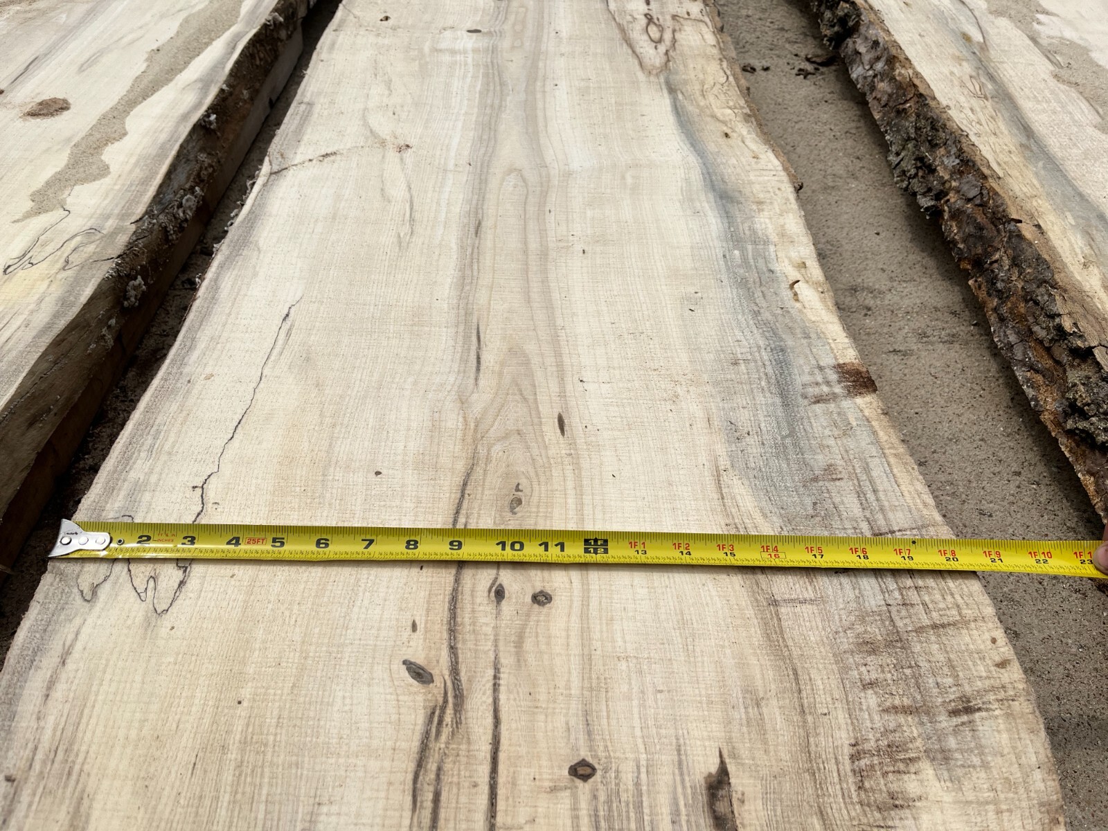Pecan Live Edge Slabs / Kiln Dried, Flattened, Planed / Various Sizes