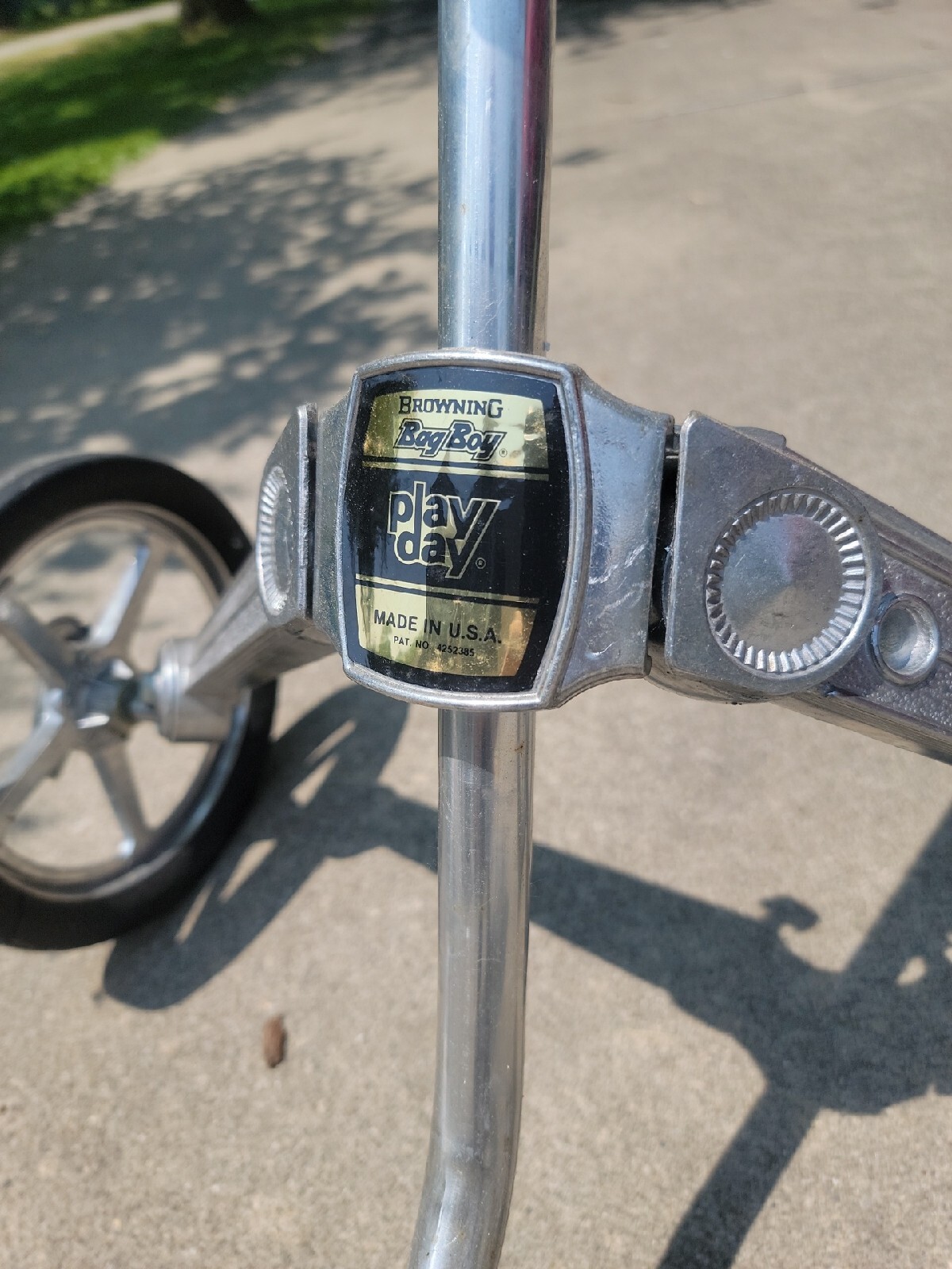 Vintage Browning Bag Boy Play Day Golf Bag Caddy Push Pull Cart NOS eBay