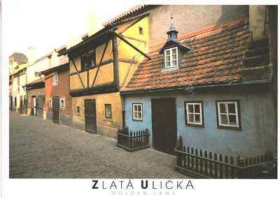 Postcard of Zlata Ulicka Golden Lane Praha Village Old World