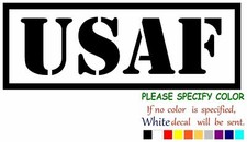 USAF United States Air Force Vinyl Decal Sticker Car Window Bumper Wall 7"