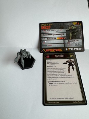 Battletech Alpha Strike - Wasp *Mech & Cards* Catalyst Games