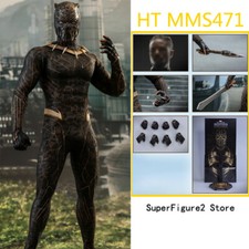 1 6 Hot Toys MMS471 Marvel Black Panther Erik Killmonger Collectible Figure NEW
