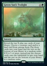 x1 Green Sun's Twilight R MTG Phyrexia: All Will Be One M/NM, English