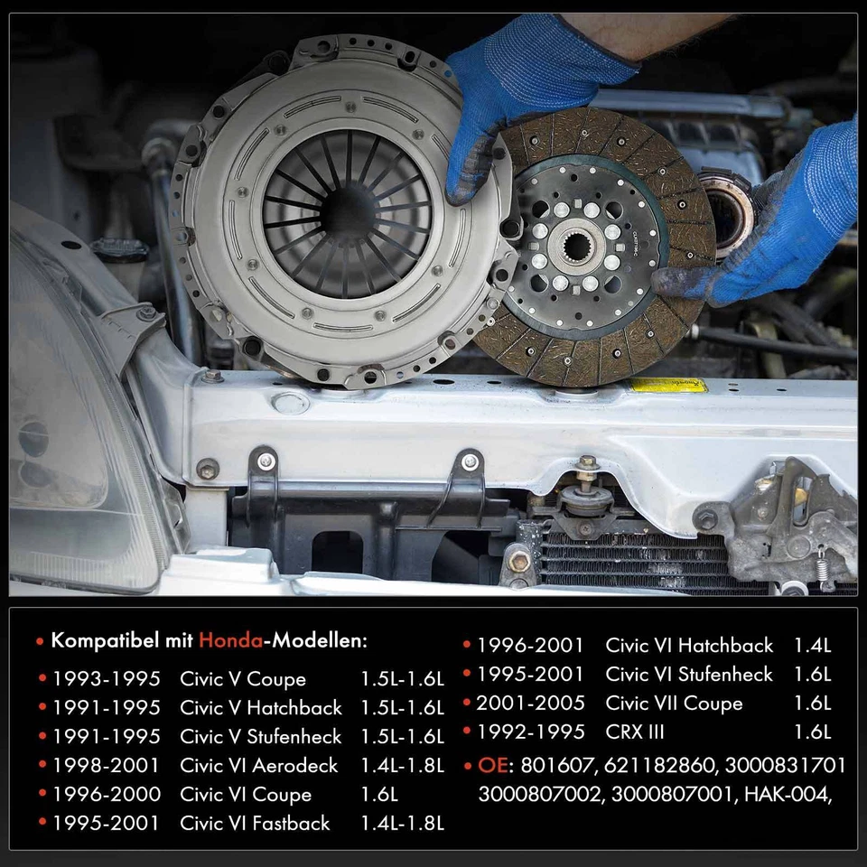 Kit Embrague Ø = 213mm para Honda Civic V Eg Civic VI Coupé / Aerodeck MB - Imagen 3 de 4