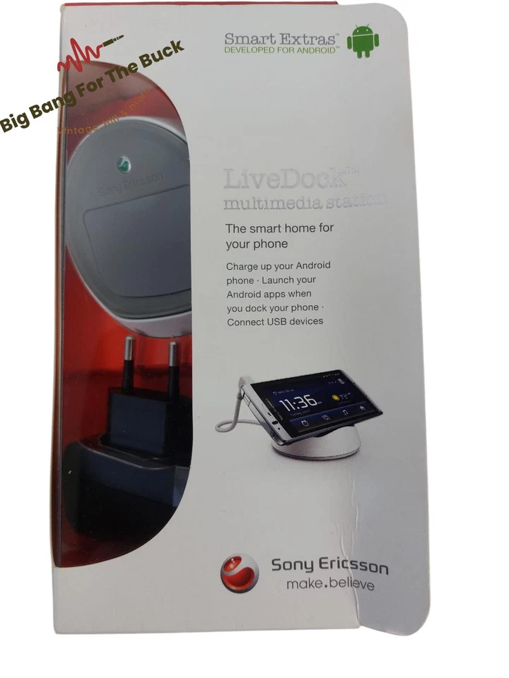 Sony Ericsson LiveDock stazione multimediale docking station per smartphone Android - Immagine 3 di 4