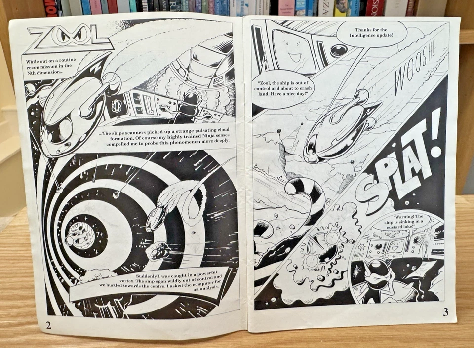 Zool PC Big Box MS-DOS Original Manual ONLY(including original comic strip) - Image 3 of 4