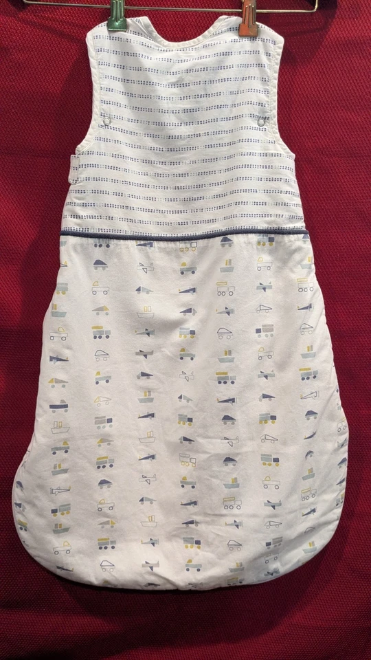 Saco de dormir infantil Pehr. 0-9 meses. bebé niño. cremallera lateral. algodón y poliéster Foto 2 de 4