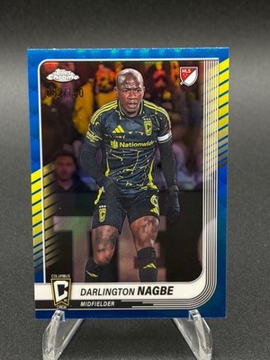 2025 Topps Chrome MLS Darlington Nagbe Blue Refractor #/150