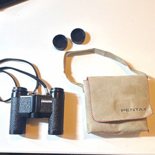 PENTAX Pentax 9x20 Compact Roof Prism Binoculars Coated Black Case Caps