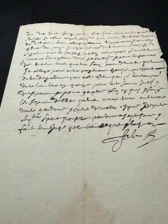 Old Letter from 1664