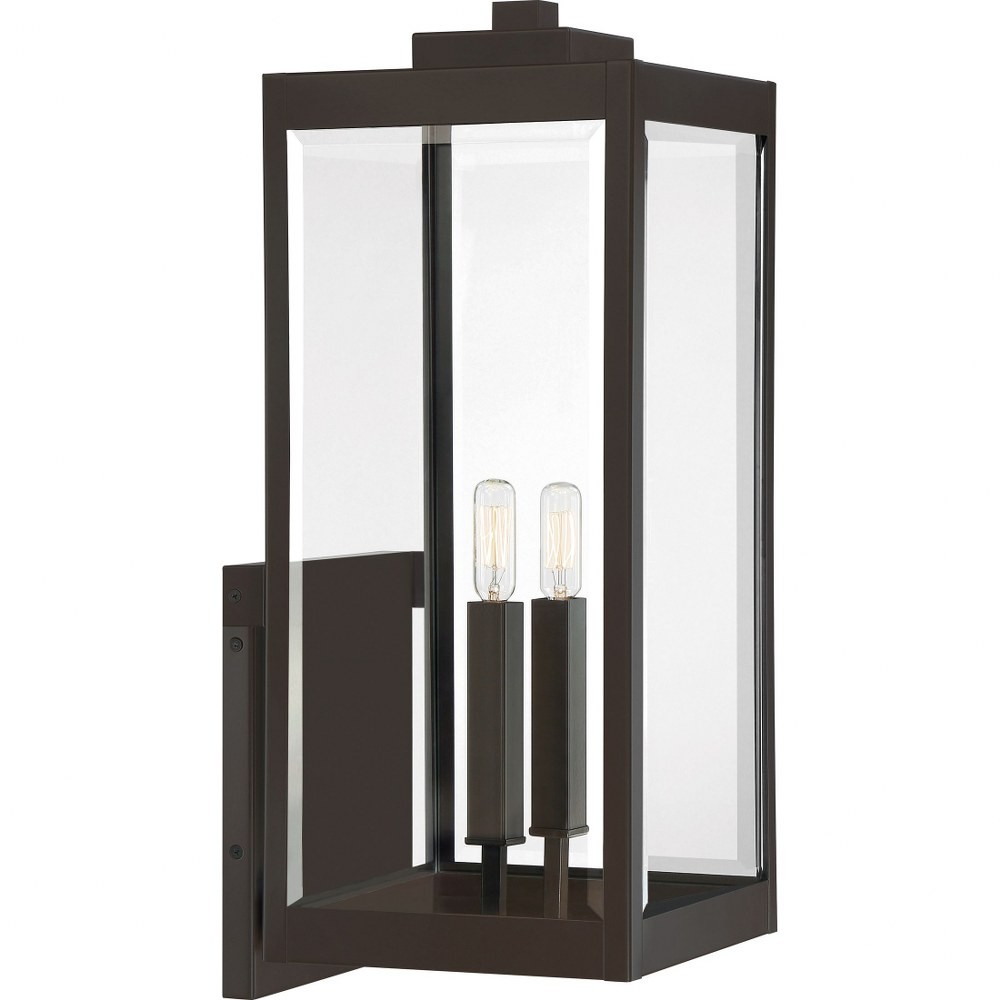 Westover 2-Light Extra Large Outdoor Wall Lantern in Transitional Style 22.75