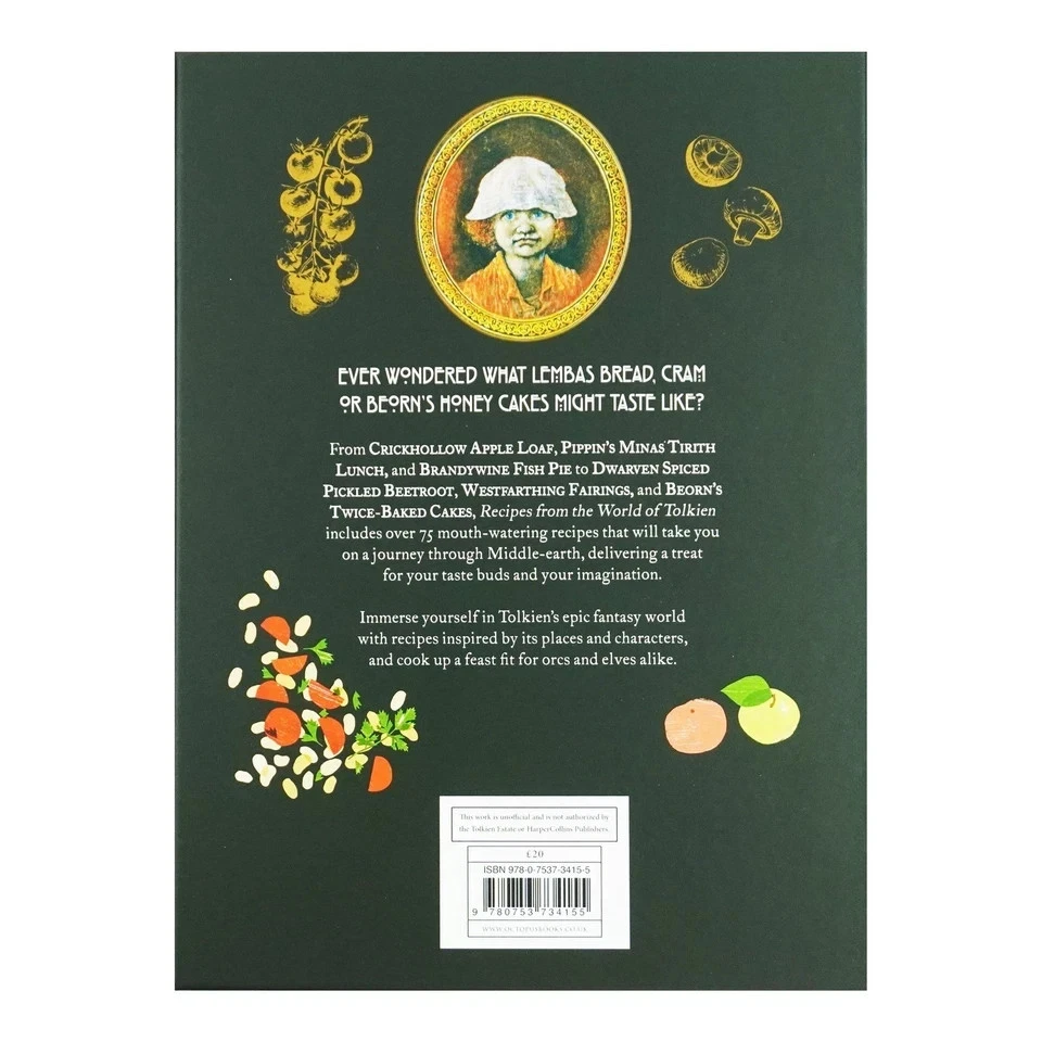 Recipes from the World of Tolkien by Robert Tuesley Anderson Hardcover - Image 4 of 4