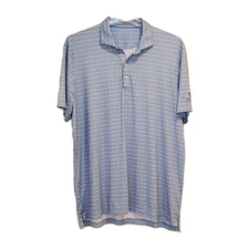 Johnnie-O Golf Shirt Men's XL Polo Flint Pullover Yocha Dehe Maliblu UPF 50 EUC 