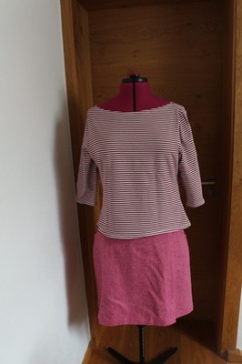 Banned retro Shirt 3/4 Ärmel rot gestreift XXXL 3XL XXL neu