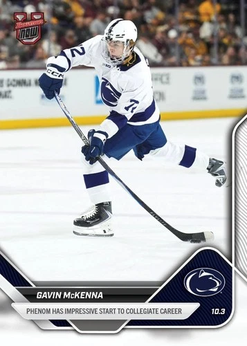 Gavin McKenna - 2025-26 Bowman U NOW Hockey - Card 1 - Presale Penn State