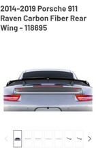 14-19 Porsche 911 Raven Carbon Fiber Body Kit-wingspoiler Extension 118695