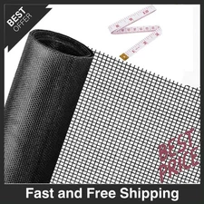 Windows Screen and Screen Door Repair Kit 48X 118  Fiberglass Screen Mesh,  NEW!