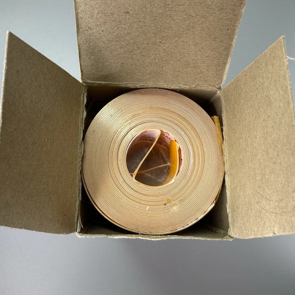 Vintage DURAMATIC Roll Embossing Tape YELLOW 408 1/2" FULL Box of 10 - NOS - Image 4 of 4