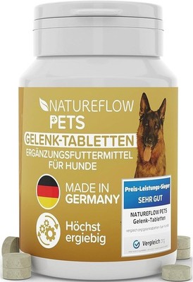 Joint tablets for dogs   Test VERY GOOD Made in Germany with green-lipped mussel