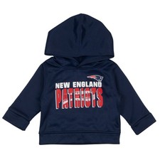 NFL New England Patriots Infant Performance Hooded Sweatshirt Navy, 4T