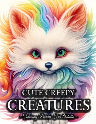 Cute Creepy Creatures: Adorable Baby Mythical Creatures Coloring Book For Adults