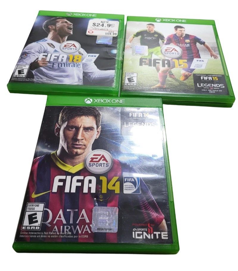 Juegos de fútbol Xbox One FIFA incluyen paquete de 4 juegos FIFA 14 Foto 2 de 2
