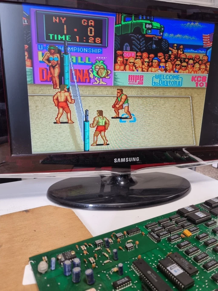 Bootleg PCB JAMMA US Championship V Ball Jeu Arcade - Photo 3/4