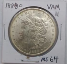 1888 O Morgan, UNC/BU, MS, STRONG STRIKE, BRILLIANT WHITE, NICE
