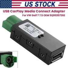 5Q0035726E USB Unit Port Carplay Module Single Plug For VW Golf 7 Tiguan Passat