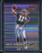 AKILI SMITH 1999 BOWMAN'S BEST REFRACTOR PARALLEL RC ROOKIE CARD #d 356/400. rookie card picture
