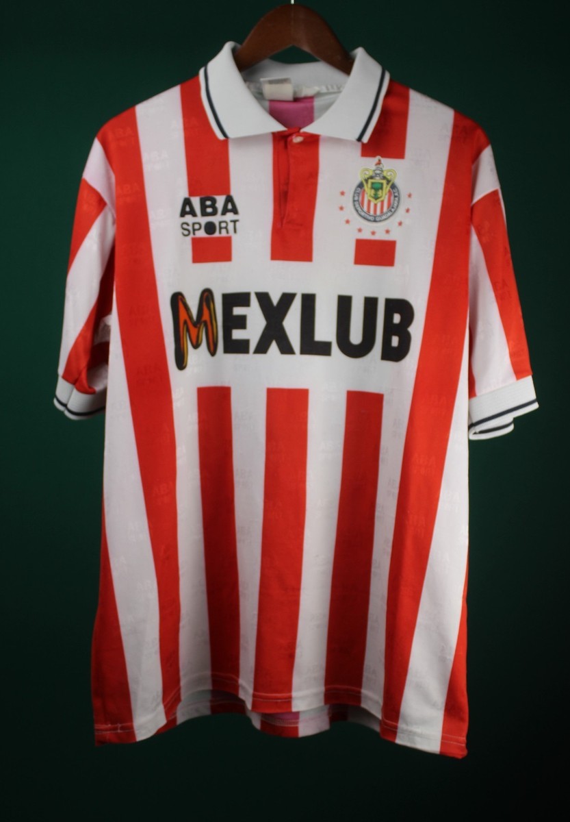 Chivas de Guadalajara ABA SPORT Jersey 1995-1996 Large #15 CHAVEZ