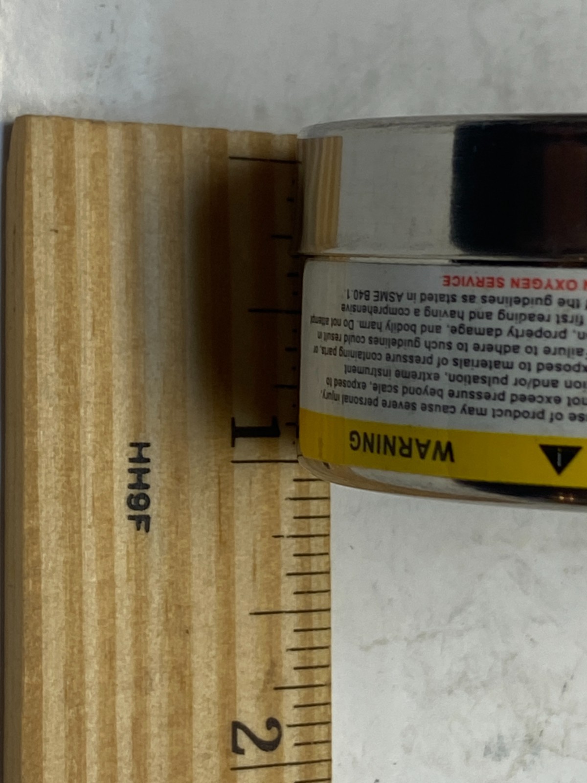 WESTWARD 2" Stainless Steel Pressure Gauge (0 - 400 psi) 1/4 NPT Bottom Mount